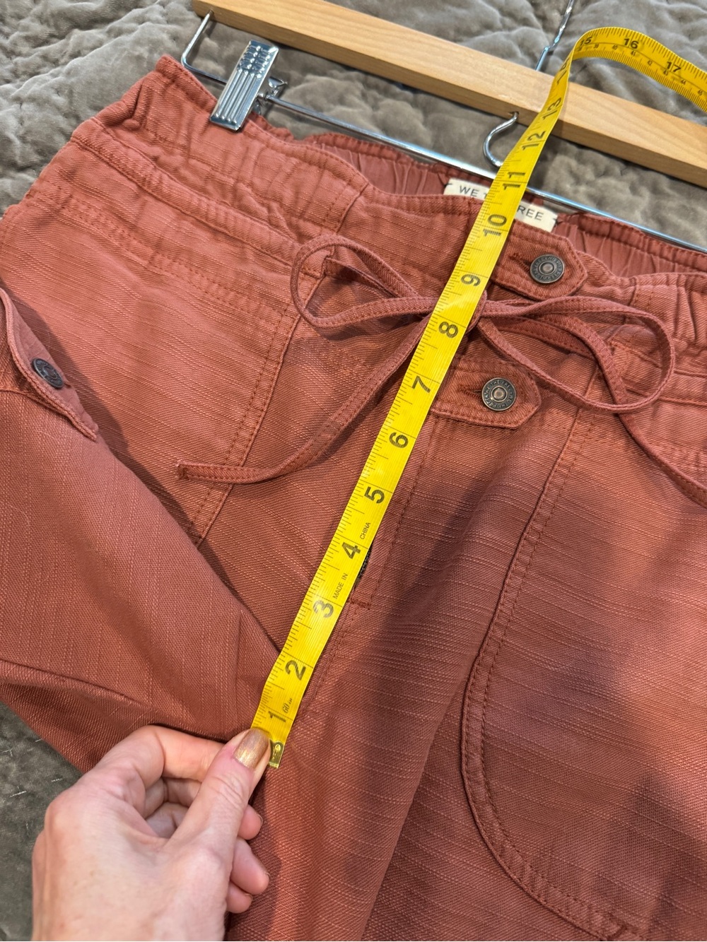 Free People Rust Pants Size Small - Picture 4 of 7